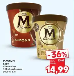 Kaufland Lody almond Algida magnum oferta
