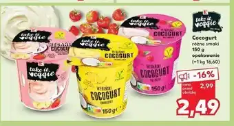 Kaufland Cocogurt truskawka-banan K-classic takie it veggie oferta