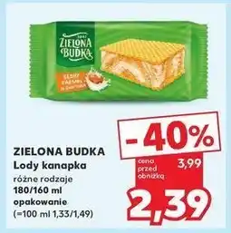 Kaufland Kanapka lodowa słony karmel ze śmietanką Zielona budka oferta