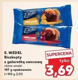 Kaufland Biszkopty pomarańczowe Wedel oferta