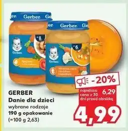 Kaufland Zupka wiosenna z indykiem i koperkiem Gerber oferta