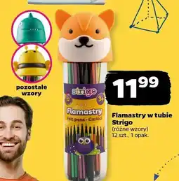 Flamastry w tubie dinozaur Strigo