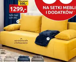 Black Red White Sofa Gapi LUX 3DL oferta
