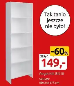 Black Red White Regał Kill Bill III oferta