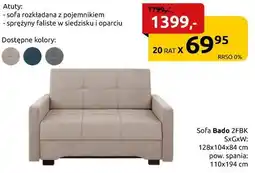 Black Red White Sofa Bado 2FBK oferta