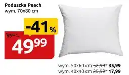 PODUSZKA PEACH 70X80