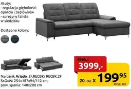 Black Red White Narożnik Ariado oferta