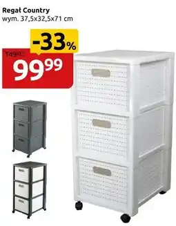 Black Red White REGAŁ COUNTRY Z 3 SZUFLADAMI oferta