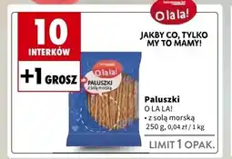 Intermarche Paluszki z solą morską O la la! oferta