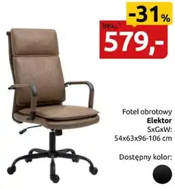Black Red White Fotel obrotowy Elektor oferta