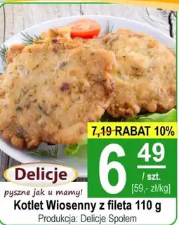 Społem Delicje Kotlet Wiosenny z fileta 110 g oferta