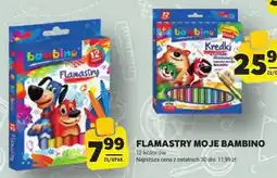 Stokrotka FLAMASTRY MOJE BAMBINO 12 kolorów oferta