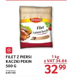 Selgros FILET Z PIERSI KACZKI PEKIN 500 G oferta