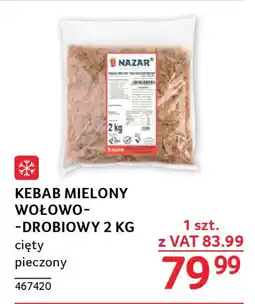 Selgros KEBAB MIELONY WOŁOWO-DROBIOWY 2 KG oferta