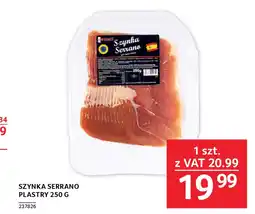 Selgros SZYNKA SERRANO PLASTRY 250 G oferta
