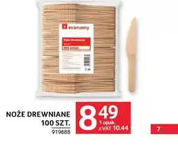 Selgros NOŻE DREWNIANE 100 SZT. oferta