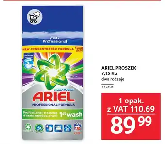 Selgros ARIEL PROSZEK 7,15 KG oferta