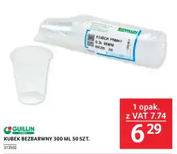 Selgros KUBEK BEZBARWNY 300 ML 50 SZT. oferta