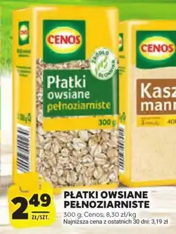 Stokrotka PŁATKI OWSIANE PEŁNOZIARNISTE Cenos, 300 g oferta