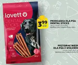 Stokrotka PRZEKĄSKA DLA PSA DENTAL STICKS Lovett, 180 g oferta