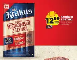 Stokrotka PARÓWKI Z SZYNKI Krakus, 440 g oferta