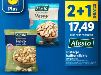 Lidl Alesto Pistacje kalifornijskie, 250 g oferta