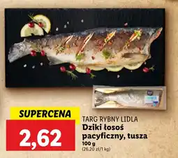 Lidl TARG RYBNY LIDLA Dziki łosoś pacyficzny, tusza, 100 g oferta