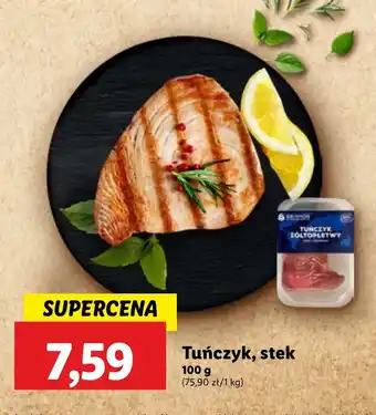 Lidl Tuńczyk, stek, 100 g oferta