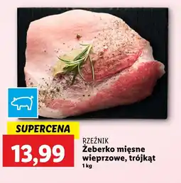 Lidl RZEŹNIK Żeberko mięsne wieprzowe, trójkąt, 1 kg oferta