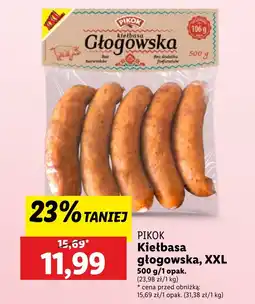 Lidl PIKOK Kiełbasa głogowska, XXL, 500 g oferta
