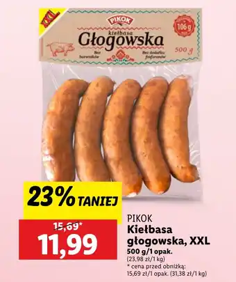 Lidl PIKOK Kiełbasa głogowska, XXL, 500 g oferta