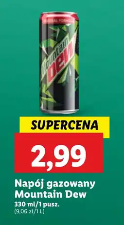 Lidl Napój gazowany Mountain Dew, 330 ml oferta
