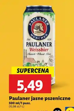 Lidl Paulaner jasne pszeniczne, 500 ml oferta