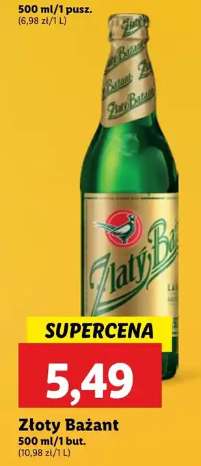 Lidl Złoty Bażant, 500 ml oferta
