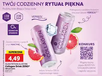 Lidl ALLNUTRITION ALLDEYNN Collagen Drink ZERO, 330 ml oferta