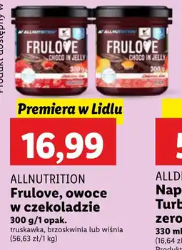 Lidl ALLNUTRITION Frulove, owoce w czekoladzie, 300 g oferta