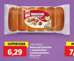 Lidl CAKE MANIA Bułeczki brioche z nadzieniem czekoladowym, 250 g oferta