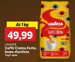 Lidl LAVAZZA Caffè Crema Forte, kawa ziarnista, 1 kg oferta