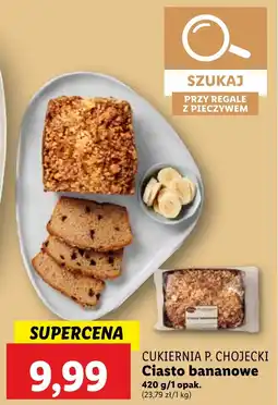 Lidl CUKIERNIA P. CHOJECKI Ciasto bananowe, 420 g oferta