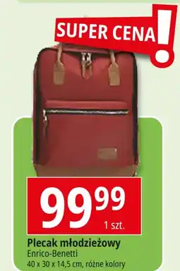 E.Leclerc Plecak młodzieżowy Enrico-Benetti 40 x 30 x 14,5 cm oferta