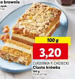 Lidl CUKIERNIA P. CHOJECKI Ciasto krówka, 100 g oferta