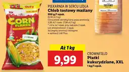 Lidl CROWNFIELD Płatki kukurydziane, XXL, 1 kg oferta