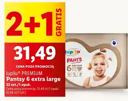 Lidl Lupilu PREMIUM Pantsy 6 extra large, 32 szt. oferta