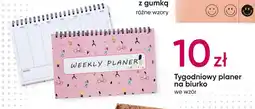 Tygodniowy planer na biurko