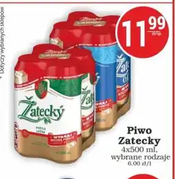 Piwo Zatecky 4x500 ml