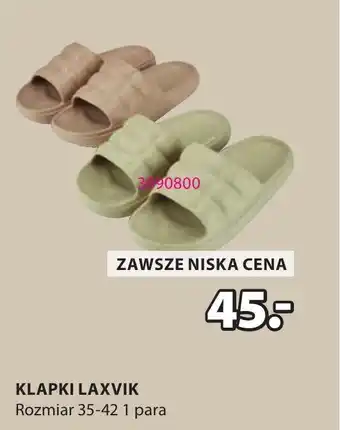 JYSK KLAPKI LAXVIK Rozmiar 35-42 oferta