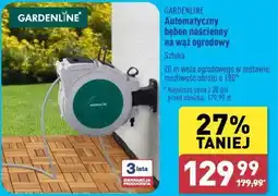 ALDI Automatyczny bęben naścienny na wąż ogrodowy oferta