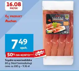 Auchan Szynka szwarcwaldzka Auchan różnorodne (logo czerwone) oferta