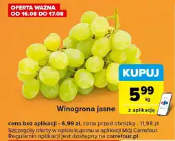 Carrefour Express Winogrona jasne oferta