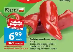Auchan Papryka podłużna czerwona oferta